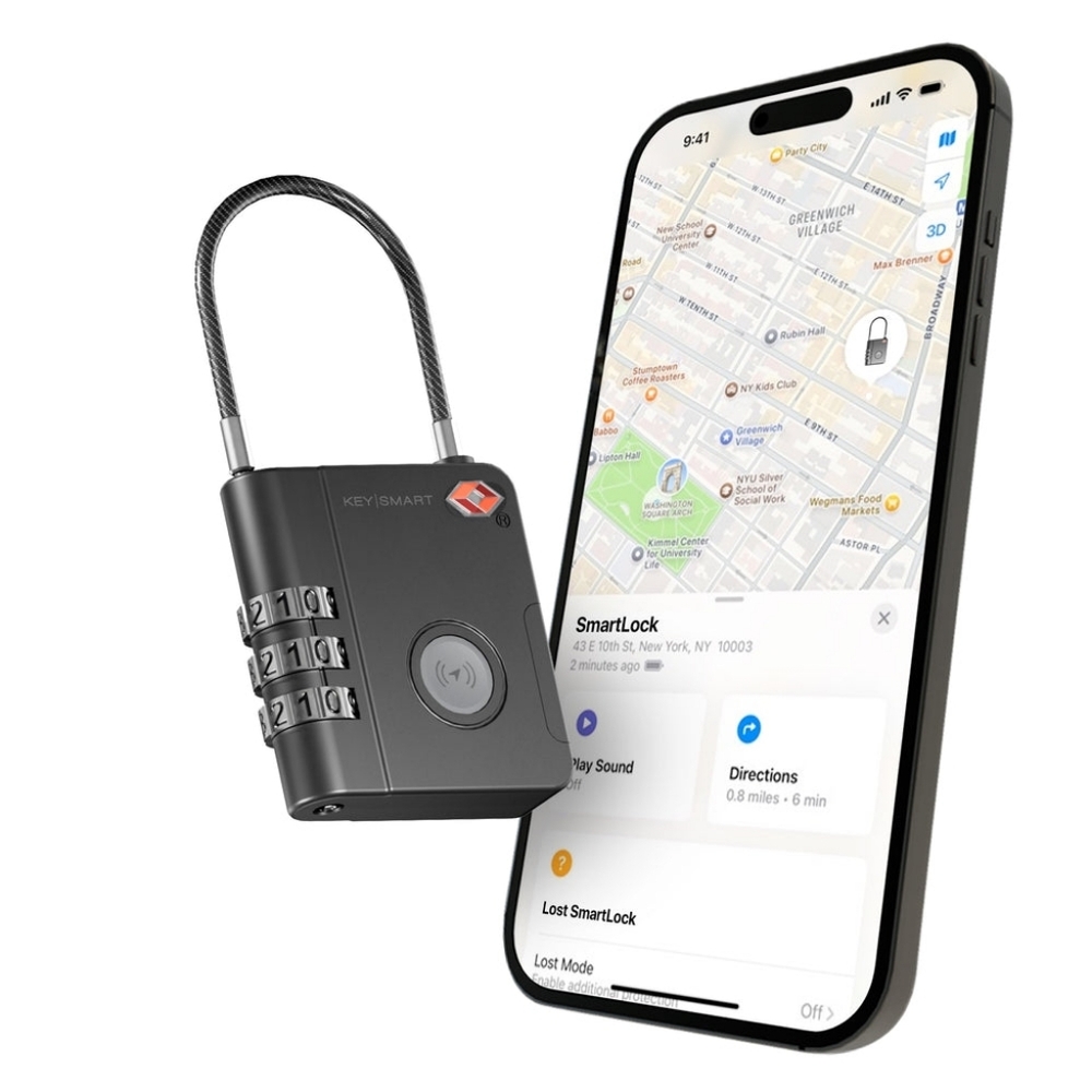 SmartLock Tracking DeviceWorks With Apple Find My App TSA Compatible Lock - Picture 3 of 7